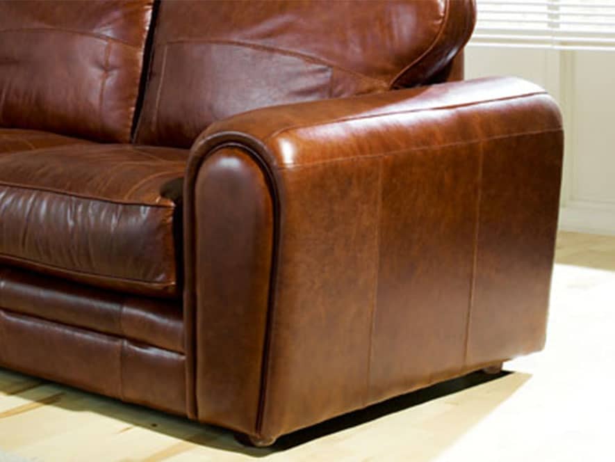 Chicago Leather Sofa The English Interiors Company