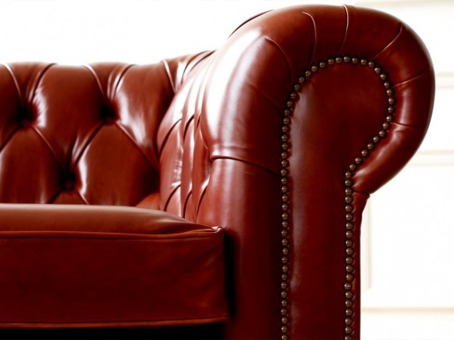 Darlington Red Chesterfield Sofa The English Interiors Company