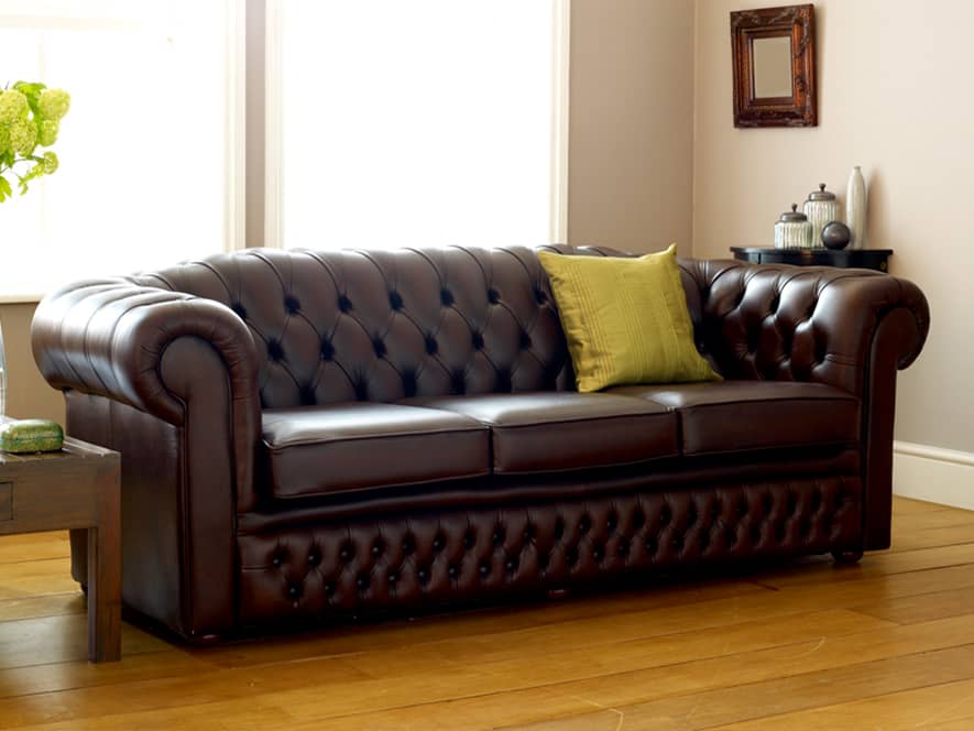 Ashford Vintage Leather Sofa Bed TEIC