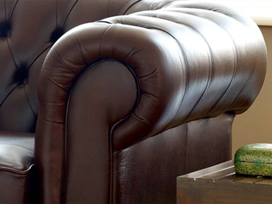 Ashford Vintage Leather Sofa Bed TEIC