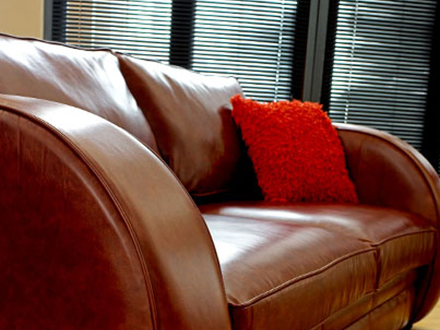 Art Deco Leather Sofa Bed The English Interior Company