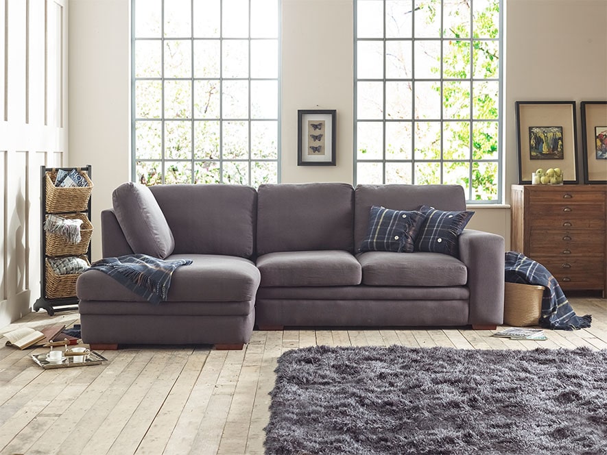 Abbey Fabric Corner Chaise Sofa