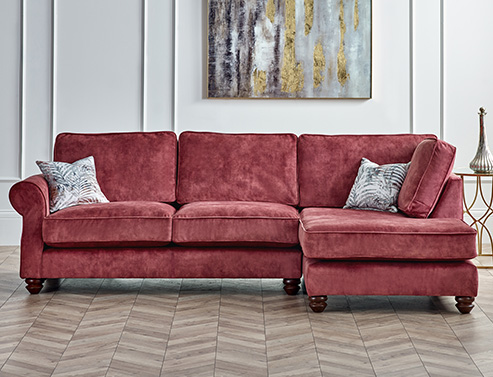 Churchill Fabric Chaise Sofa