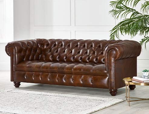 Woodford Vintage Leather Sofa