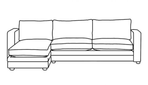 Trafalgar Fabric 3.5 x Storage Chaise