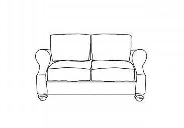 Churchill Fabric Sofa 3.5 Seater