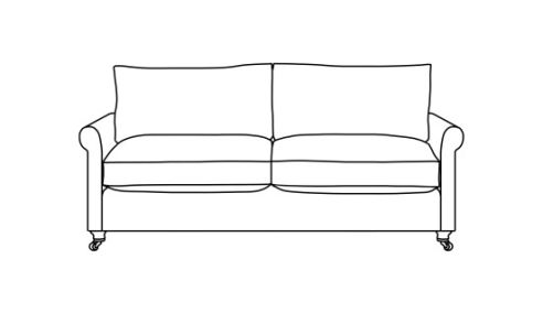 Salisbury Fabric Sofa 4 Seater