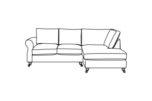 Churchill Fabric Chaise 2 x Sofa