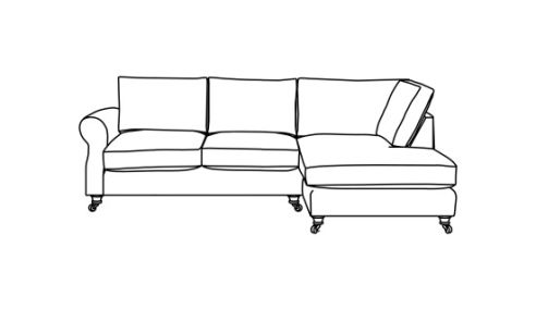 Churchill Leather Chaise 2.5 x Sofa 