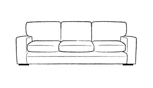Abbey Leather Sofa 4 Seater