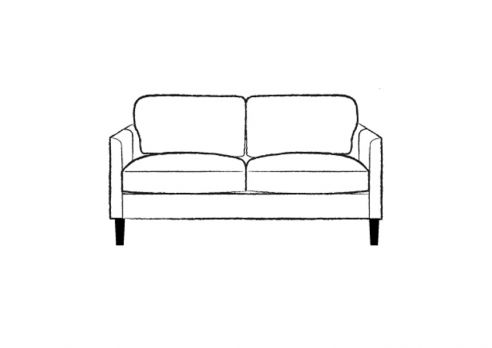 Columbus Fabric Sofa 3.5 Seater