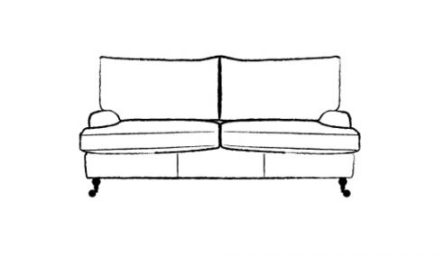 Holbeck Fabric Sofa 3 Seater