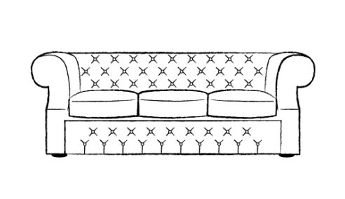 Kendal Classic Chesterfield Sofa 4 Seater