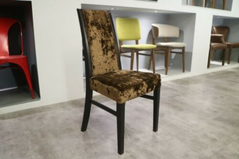 Genoa Upholstered Dining Chair - Crushed Velvet