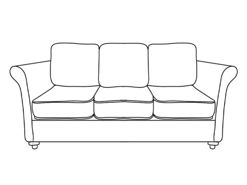 Salisbury Leather Sofa 4 Seater