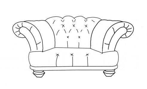 St Edmund Fabric Sofa 1.5 Seater