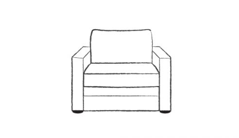 Trafalgar Compact Leather Sofa Chair